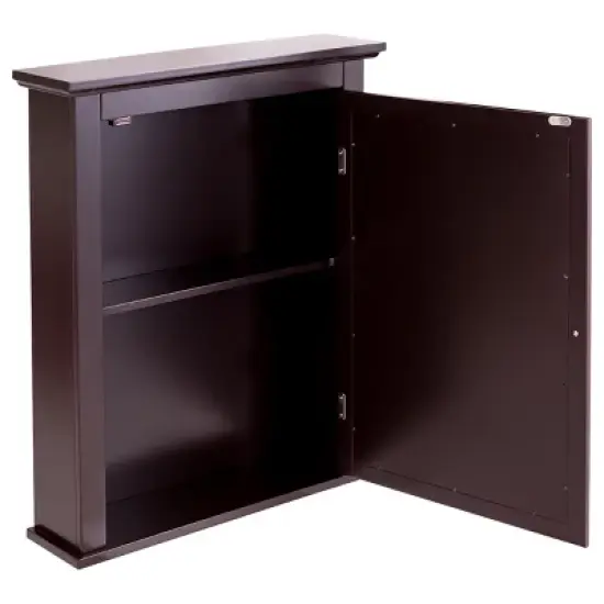 Tangkula Bathroom Wall Mounted Cupboard Mirrored Storage Cabinet Adjustable Shelf image {5}