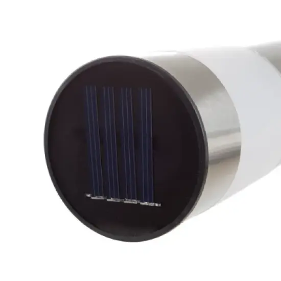 Nature Spring Solar Outdoor LED Lights - Battery-Operated Stainless Steel Pathway Lights for Landscape, Patio, Driveways, and Walkways - Pack of 4 image {2}