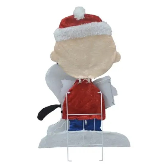Northlight LED Lighted Peanuts Charlie Brown and Snoopy Caroling Outdoor Christmas Decoration - 32" image {5}