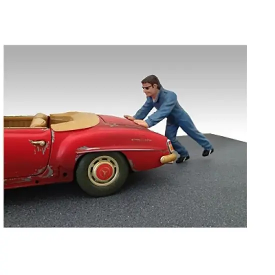 Mechanic Ken Figurine for 1/18 Diecast Model Car by American Diorama image {1}