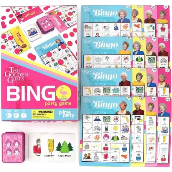Prime Party The Golden Girls Bingo Party Game | Up to 16 Players image {1}