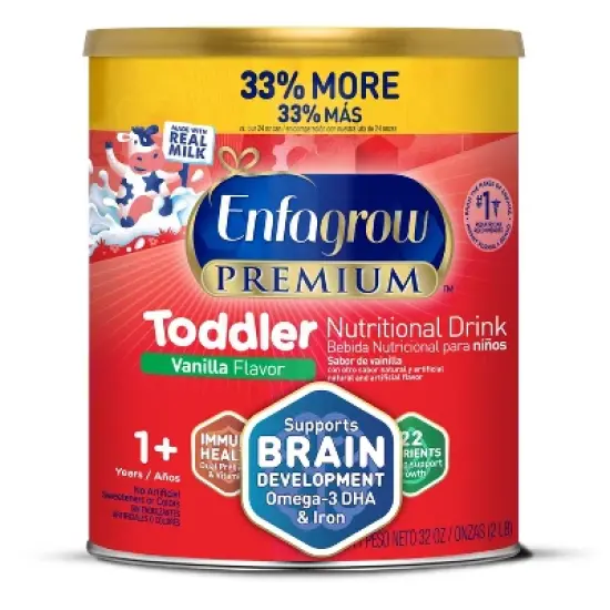 Enfagrow Vanilla Powder Toddler Formula - 32oz image {2}
