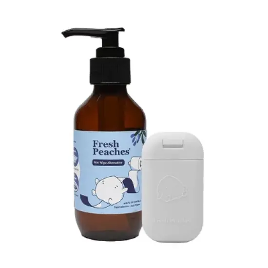 Fresh Peaches Toilet Paper Gel Wet Wipe Alternative image {4}