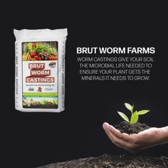 Brut Worm Farms Organic Worm Castings Soil Builder image {4}