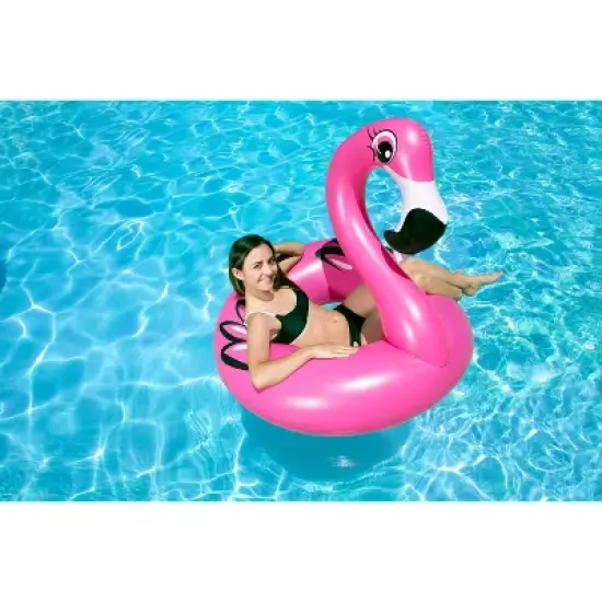 Poolmaster 48'' Flamingo Swimming Pool Tube Float image {1}