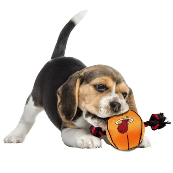 NBA Miami Heat Basketball Rope Toy image {1}