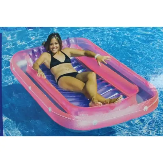 New Swimline 9052 71" Swimming Pool Inflatable Suntan Tub Float Lounge image {3}