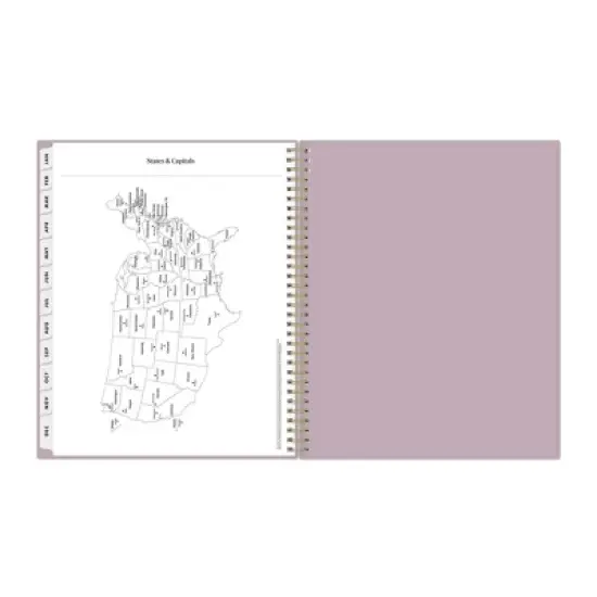 Blue Sky The Everygirl Weekly/Monthly Planning Calendar 8.5"x11" Muted Lilac image {15}