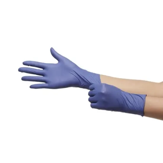 Confiderm LDC McKesson Nitrile Exam Glove Blue Textured image {2}