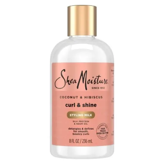 SheaMoisture Coconut & Hibiscus Curl & Style Milk For Thick Curly Hair - 8 fl oz image {10}