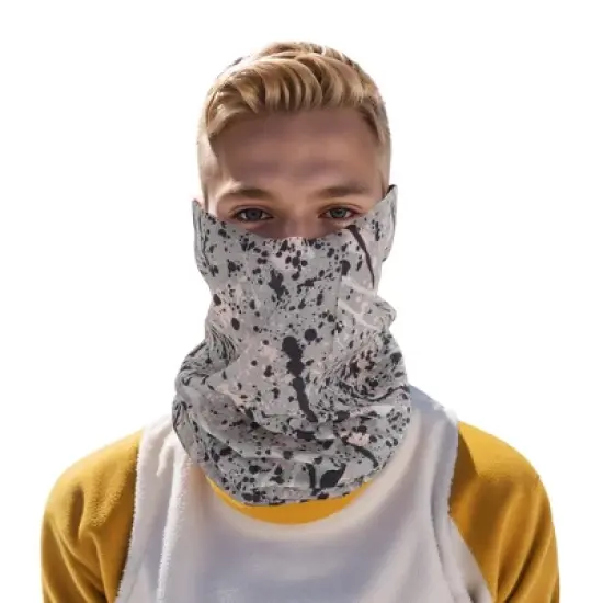 Unique Bargains Sunscreen Face Scarf Mask Gray Black 1 Pc image {3}