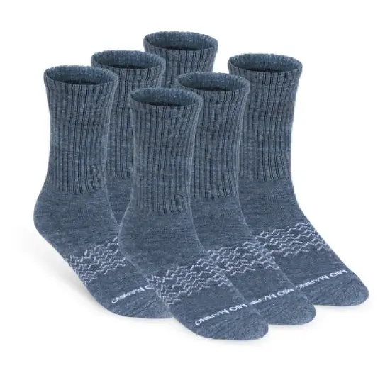 Men's Moisture Control Athletic Crew Socks 6 Pack - Mio Marino image {1}