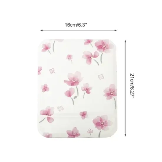 Unique Bargains Women Durable Makeup Mirror for Travel Pink 1 Pc image {1}