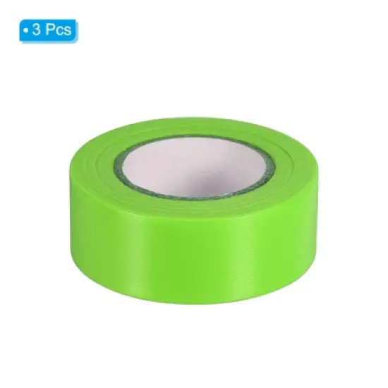 Unique Bargains PVC Non-Adhesive Flagging Tapes for Tree Outdoor Trail 3 Pcs image {2}