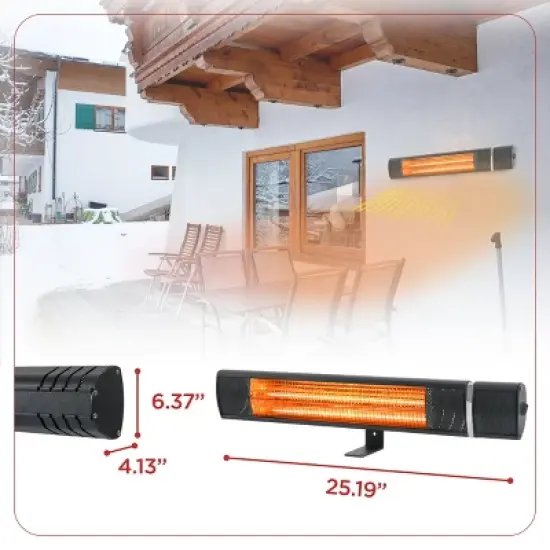 BLACK+DECKER Wall Mounted Patio Heater for Outdoors image {5}