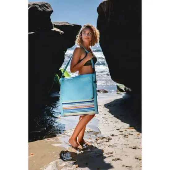 Picnic Time Beachcomber Portable Beach Mat image {2}