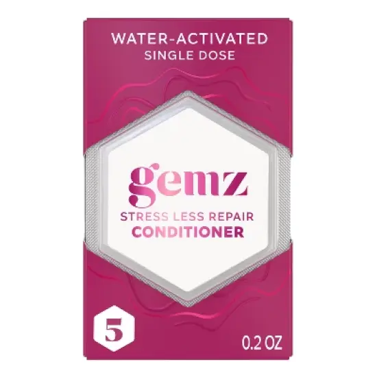 gemz Strengthening Conditioner, Stress Less Repair, Color Safe - 5ct/0.2oz image {10}