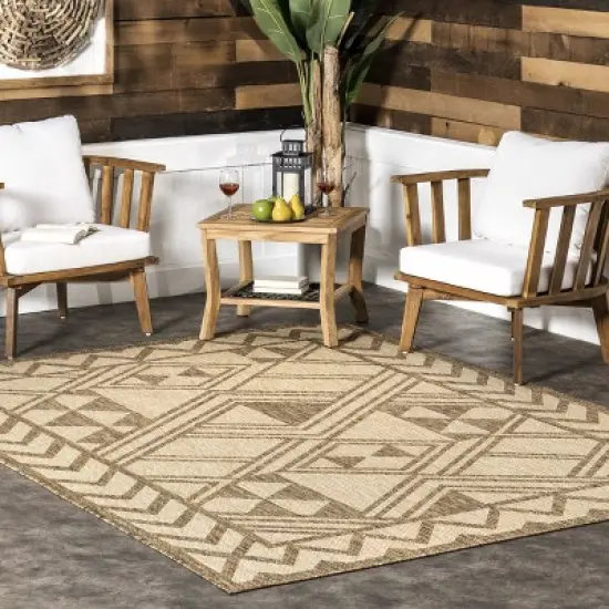 nuLOOM Mazie Bold Indoor/Outdoor Area Rug image {1}