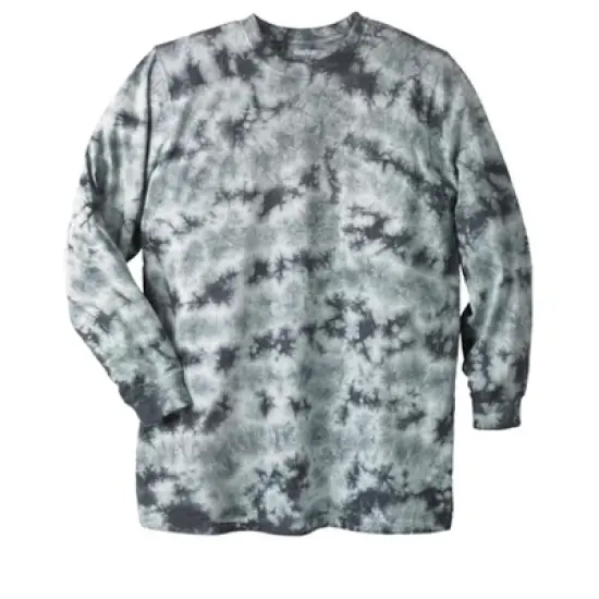 KingSize Men's Big & Tall Shrink-Less&trade; Lightweight Longer-Length Long-Sleeve Crewneck Pocket Tee image {15}