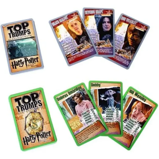 Top Trumps Harry Potter Slytherin Top Trumps Card Game Collector Tin 2-Pack Bundle image {2}
