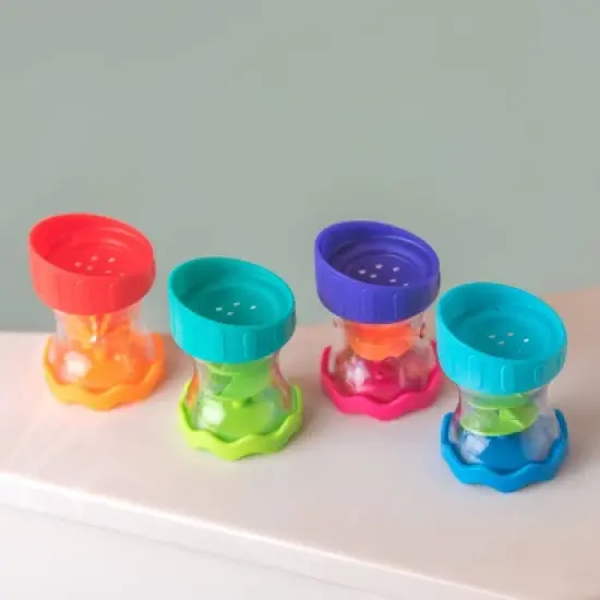 Sassy Toys Bright Water Works Spinners Bath Toy - 4ct image {1}