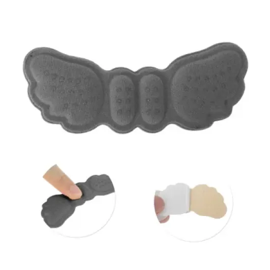 Unique Bargains Wing-shaped Heel Pads 2 Pair image {2}