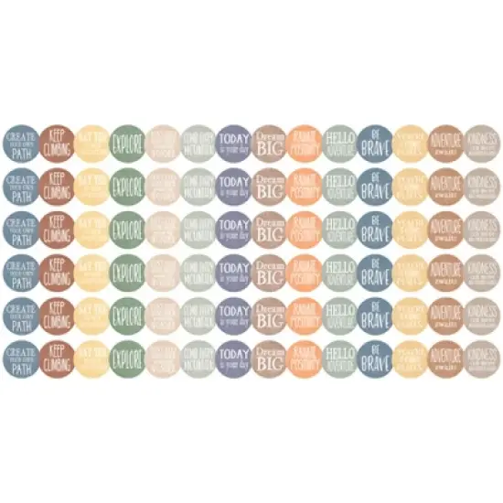 Teacher Created Resources&reg; Moving Mountains Positive Saying Die-Cut Border, 35 Feet Per Pack, 6 Packs image {4}