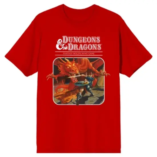 Dungeons & Dragons Cover Art Men's Short Sleeve Shirt & Sleep Shorts Set image {1}