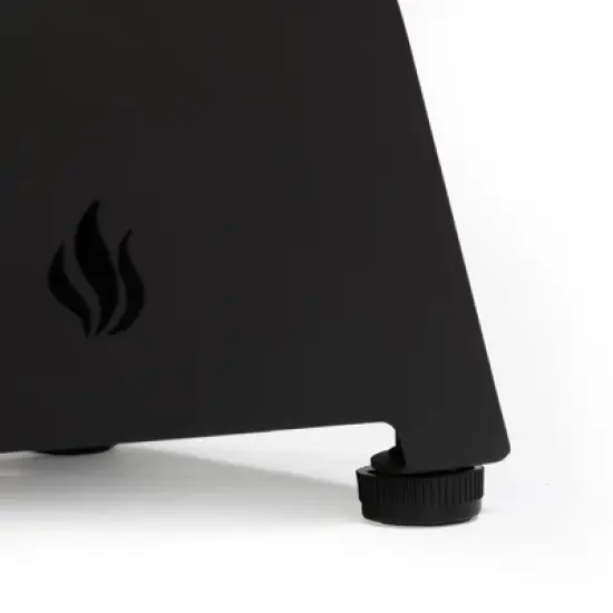 Christopher Knight Home Sibyl 40,000 BTU Propane Portable Steel 28" Fire Pit with Glass Wind Guard and Lava Rock image {8}