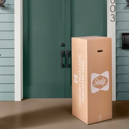 Sealy Essentials 12-Inch Soft Support Gel Memory Foam Mattress-in-a-Box with Copperchill Infused Gel Foam and Soft-Knit Fabric Cover, Twin XL image {4}