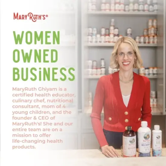 MaryRuth's CoQ10 Liposomal, Citrus Peach, 7.5 oz image {8}