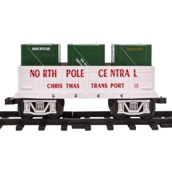 Lionel North Pole Central RTP Set with Bluetooth: Battery Operated Plastic Train Playset, 37 Pieces image {3}