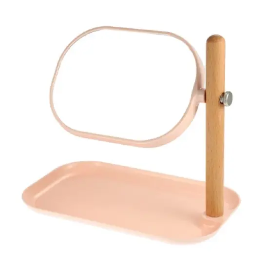 Unique Bargains Rotatable 1X/3X Magnifying Cosmetic Makeup Mirror 1 Pc image {7}