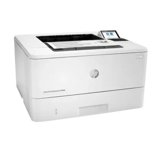 HP LaserJet Enterprise M406dn Laser Printer, Black And White Mobile Print Up to image {4}