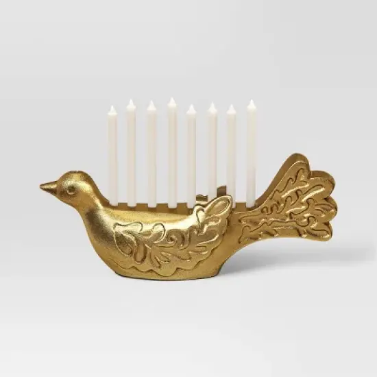 Cast Aluminum Bird Menorah - Threshold&trade; image {3}