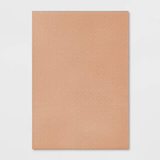 Diamond Outdoor Rug Coral - Threshold&trade; image {1}