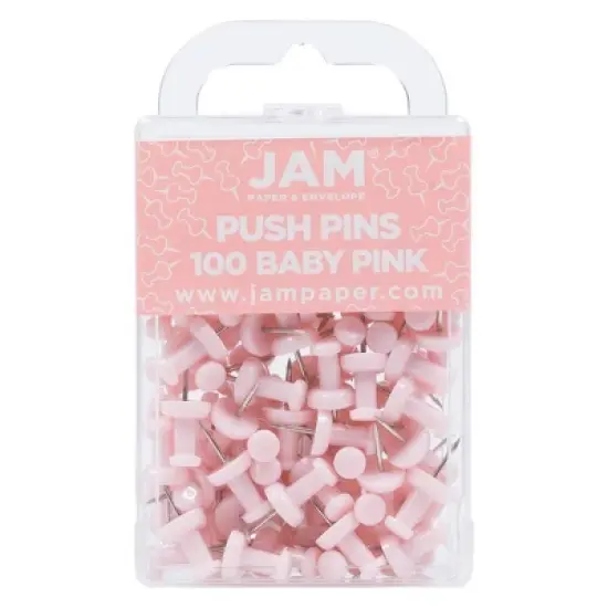 JAM Paper 100pk Colorful Push Pins image {6}