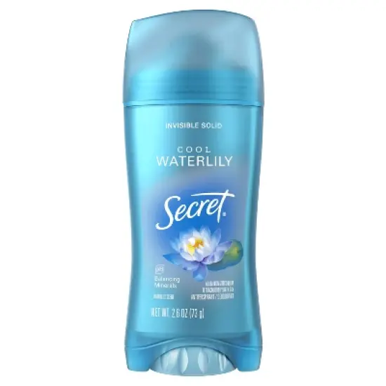 Secret Invisible Solid Antiperspirant & Deodorant - Waterlily Scent - 2.6oz image {8}