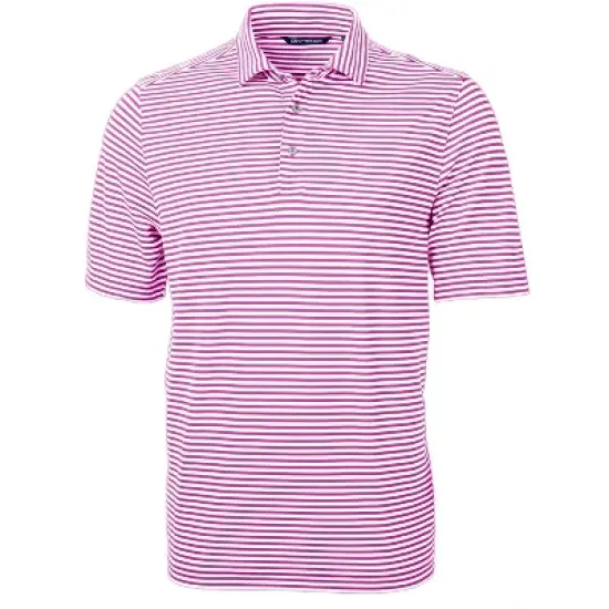 Cutter & Buck Virtue Eco Pique Stripe Recycled Mens Polo Shirt image {18}