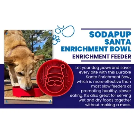 Santa Design eBowl Enrichment Slow Feeder Bowl for Dogs image {10}