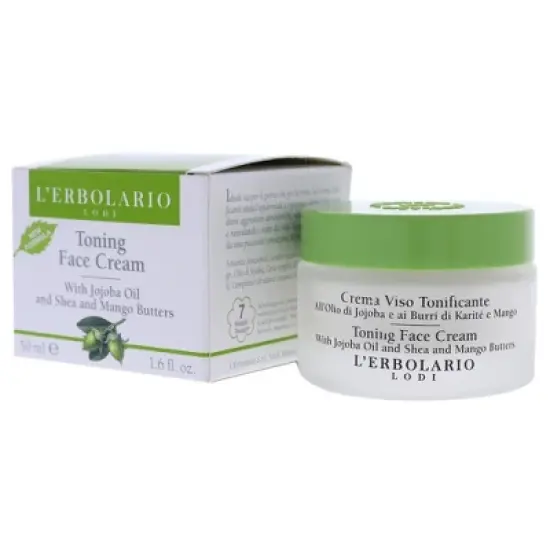 L'Erbolario Toning Face Cream - Face Cream Moisturizer - 1.6 oz image {2}