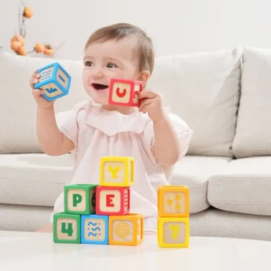 Hape My First Wooden Blocks Stacking Toy image {9}