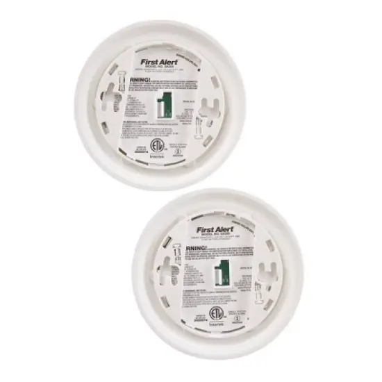 First Alert 2pk SA300CN2 Battery Powered Smoke Detector image {4}