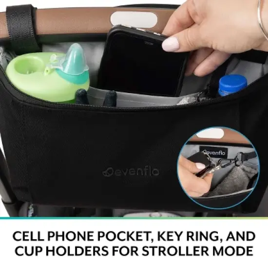 Evenflo Shyft DualRide Stroller Organizer Crossbody Bag image {4}