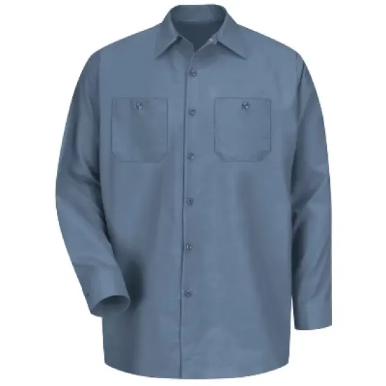 Red Kap&reg; Men's Long Sleeve Industrial Work Shirt image {3}
