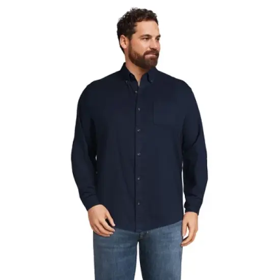 Lands' End Men's Traditional Fit Flagship Flannel Shirt image {3}