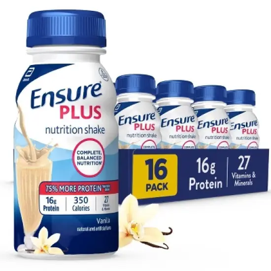 Ensure Plus Nutrition Shake - Vanilla - 128 fl oz/16ct image {9}
