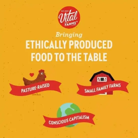 Vital Farms Pasture Raised Organic Large Eggs - 18ct image {1}