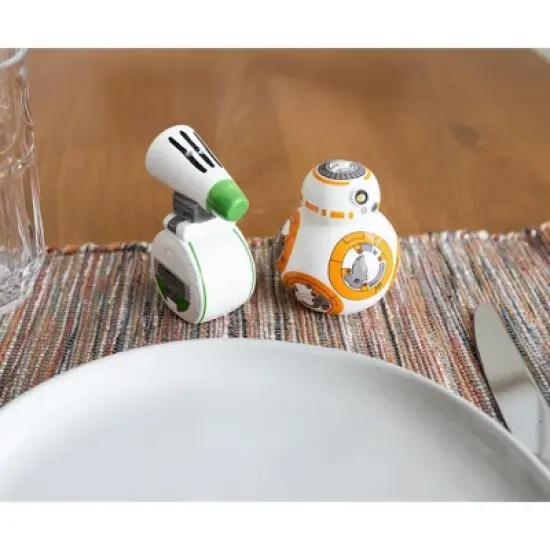 Seven20 Star Wars BB-8 and D-O Ceramic Salt and Pepper Shakers | Set of 2 image {4}
