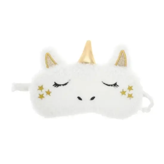 Unique Bargains Durable Unicorns Eye Mask White 1 Pc image {3}